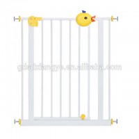 metal infant step baby barrier gate Includes Banister and Wall Mounting Kits